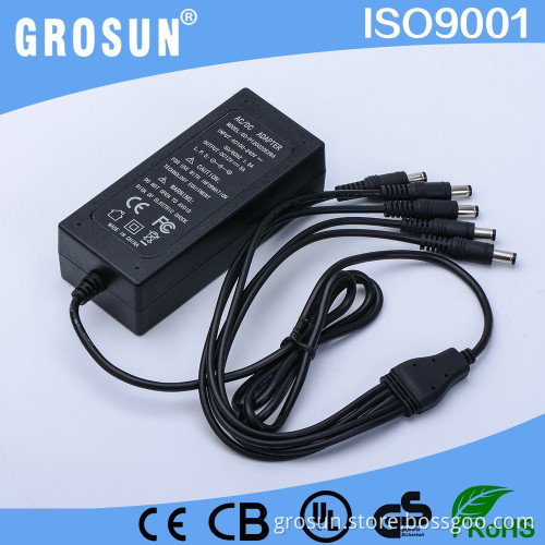 OEM Factory 60W Power Supply EMC LVD 12V 5A AC to DC Switching Power Adapter with CE UL FCC Certificate